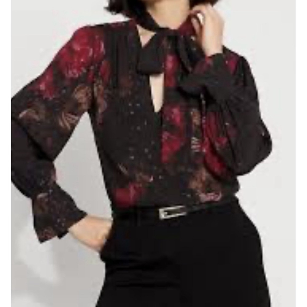 White House Black Market Blouse Women XS Casual Work‎ Top Elegant